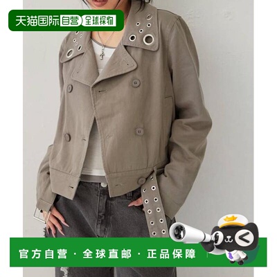 日本直邮官方授权 WHO’S WHO gallery SHORT EYELET PEA JACKET
