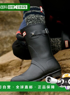 1h可退 日本直邮HUNTER 女士原创短筒雨靴 WFS1000RMA