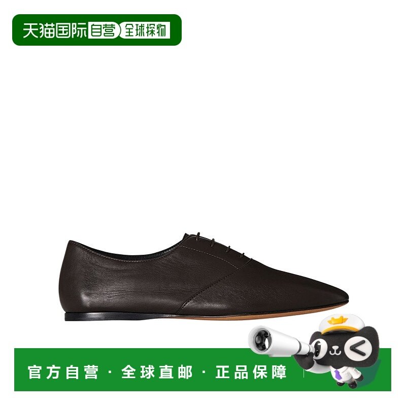 香港直邮The Row Awar 皮革系带鞋 F1560N66棉鞋皮鞋