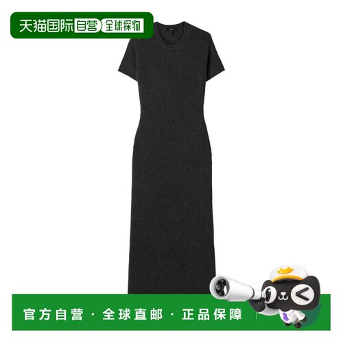 香港直邮THEORY 女士连衣裙 P0911715A00 SS2026 黑色 羊毛羊绒混