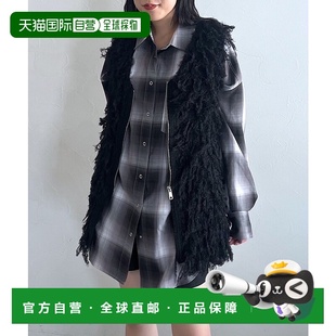 1h可退 日本直邮PAGEBOY 女士羽感拉链针织背心 148856