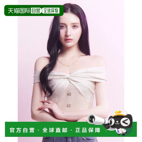 日本直邮EATME 女装 扭结设计露肩上衣 3426404001泡泡袖