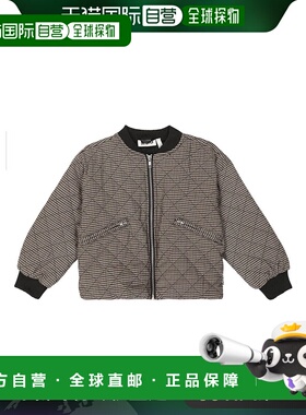 香港直邮Molo 女童 Hanne 格纹短夹克童装 colorful花色 舒适时尚