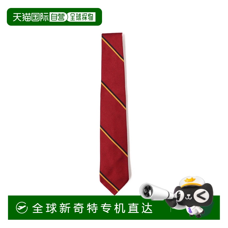 1h可退 日本直邮BEAMS PLUS 男士丝绸宽条纹领带 美式传统设计 光