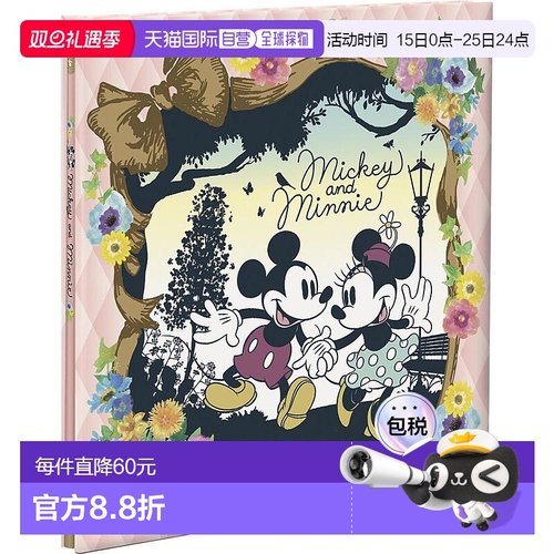 【日本直邮】Nakabayashi 相册  L尺寸米奇和米妮 A H-LD-107-1