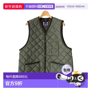 1h可退 日本直邮LAVENHAM 男士V领宽松版菱形格外套马甲 LV10024