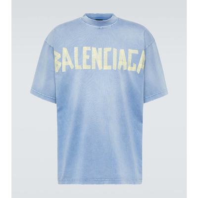 潮奢 Balenciaga 巴黎世家 男士Tape Type 棉质针织T恤