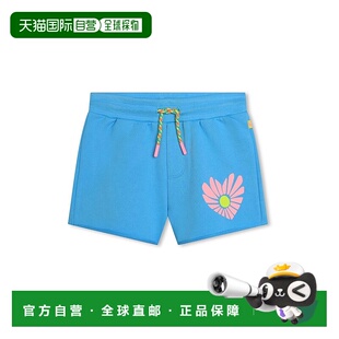 自营Billieblush Heart Graphic Short - blue 美国奥莱直发