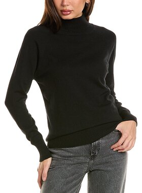 【美国奥莱】直发 SKEA Apres 羊毛混纺毛衣 - 黑色