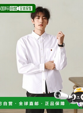 1h可退 日本直邮A BATHING APE 男士 全棉牛津纺长袖衬衫 常规版