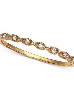 Giani Bernini|方晶锆石串珠戒指，专为梅西百货打造