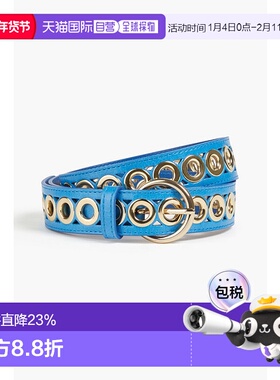 香港直邮Sandro 女士 打孔精饰皮带腰带 SFACE00246牛皮