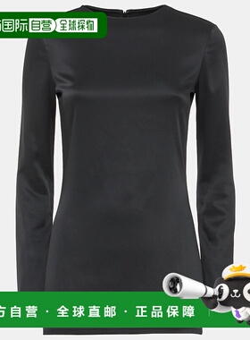 1h可退 香港直邮潮奢 KHAITE 女士 Vlad 缎面卡迪上衣 003622