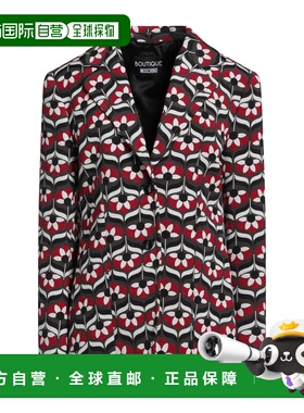 香港直邮moschino 女士 西装外套 grey灰色 舒适时尚