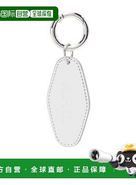 香港直邮A.P.C. 男士钥匙扣 PUACBF63667RAB CO 白色 logo钥匙扣