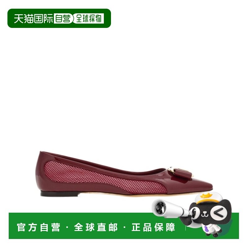 香港直邮Salvatore Ferragamo 网眼嵌饰芭蕾舞平底鞋 01H644,流行男鞋,时尚休闲鞋,淘宝优惠券,粉丝福利购,淘宝优惠卷