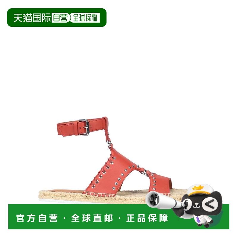 1h可退 香港直邮chloe 女士 帆布面凉鞋 orange橙色 舒适时尚,女鞋,休闲凉鞋,淘宝优惠券,粉丝福利购,淘宝优惠卷