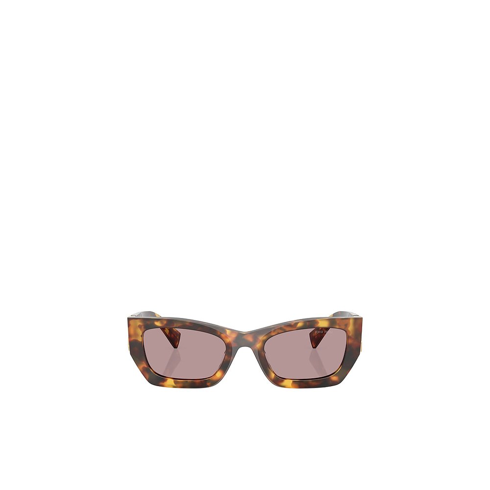 MIU MIU 女士眼镜 MU09WS14L20I SS2025 花色 徽标太阳镜