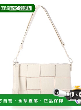 日本直邮Desigual 拼接编织中号横款包身包 [DE819AW24621]