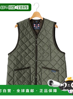 1h可退 日本直邮LAVENHAM 男士V领宽松版菱形格外套马甲 LV10024