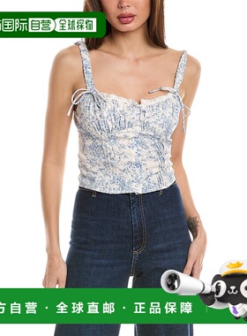 自营 Avantlook 上衣 - 蓝色 美国奥莱直发吊带性感