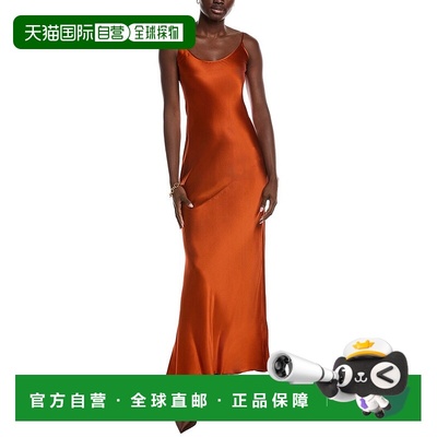 自营l'agenceL’AGENCE Charmaine Silk Gown - red 美国奥莱直发