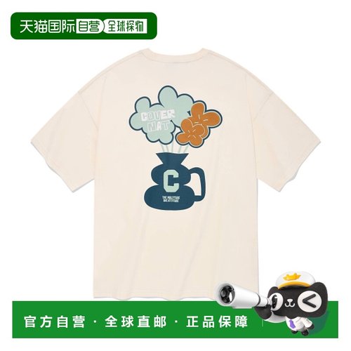 韩国直邮COVERNAT 男士T恤CO2402ST16IV高档时尚百搭舒适 高级感