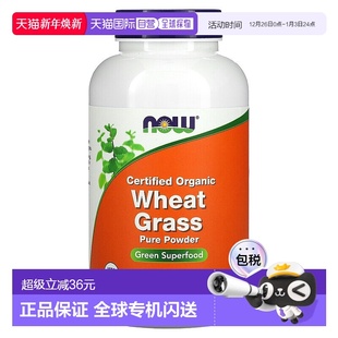 香港直发 Now诺奥有机认可小麦草粉富含钾255g补充剂