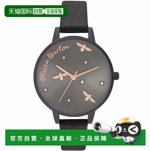 自营Olivia Burton Women's Black dial Watch - black 美国奥莱