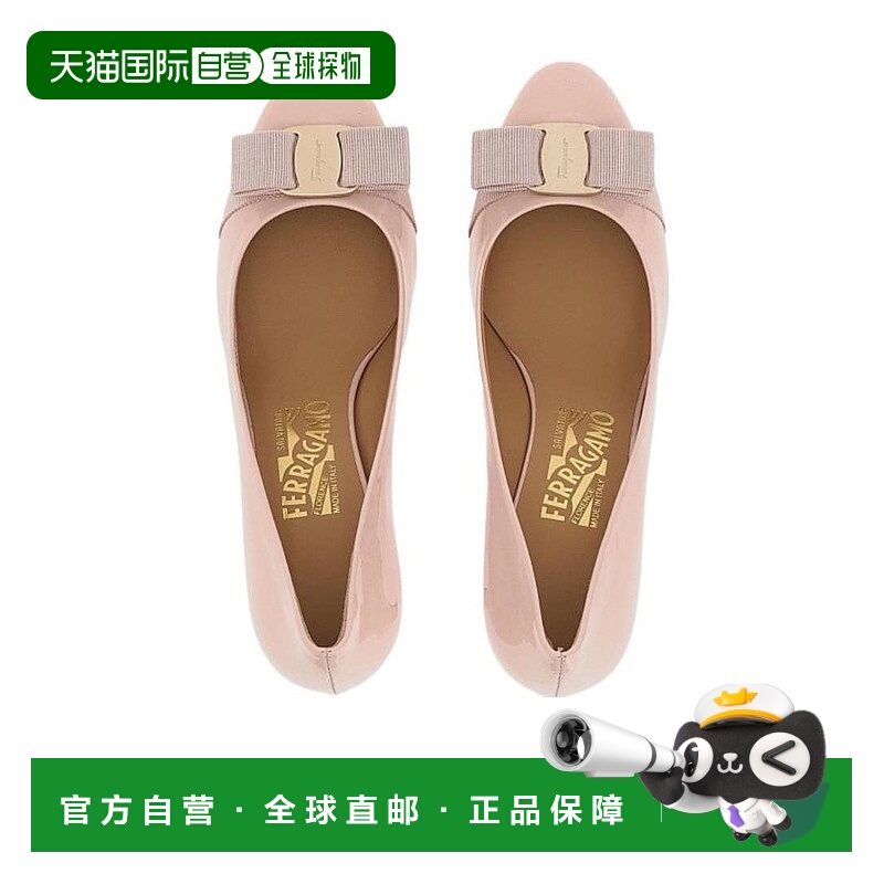 香港直邮Salvatore Ferragamo VARA蝴蝶结高跟鞋 01B788