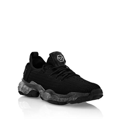 philipp plein【美国奥莱】直发 Runner Hyper $hock - 黑色