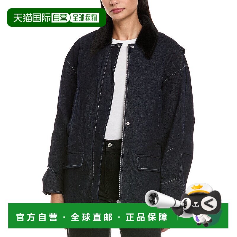 自营Apparis Clive Raw Denim Workwear Jacket - blue 美国奥莱
