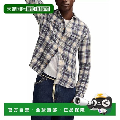 1h可退 【美国直邮】lucky brand 男士 衬衫长袖法兰绒