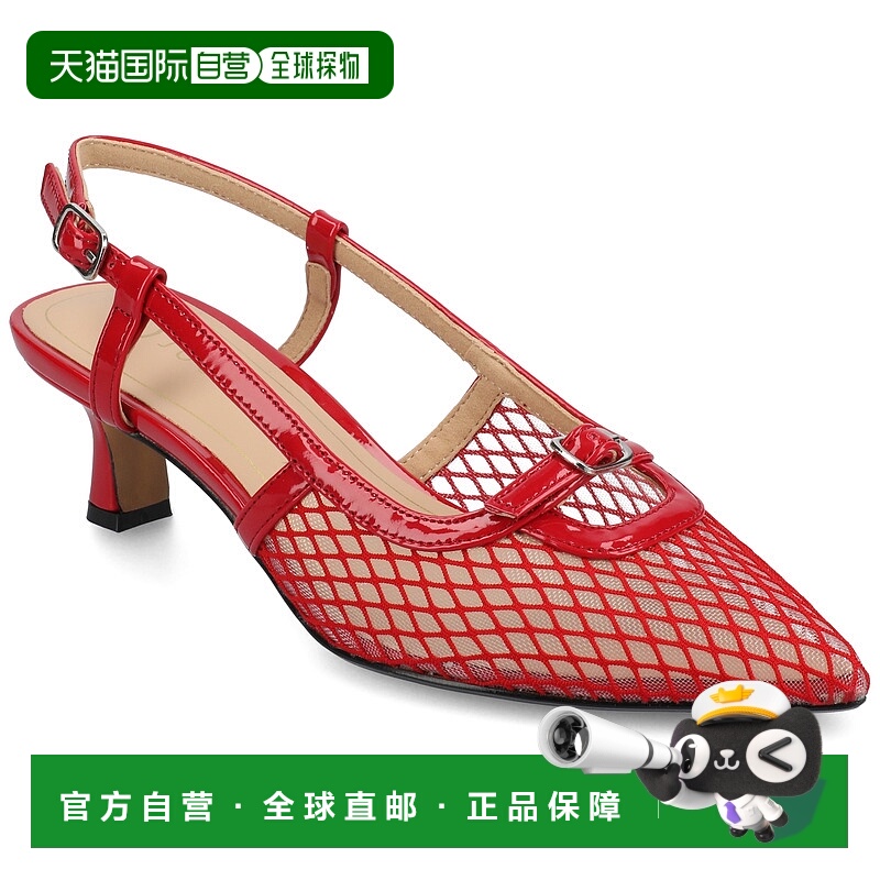 自营 journee collectionJournee女式Padma中宽款打底鞋-网眼布/