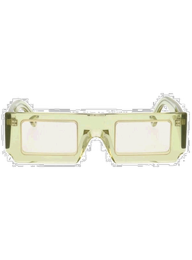 欧洲直邮Jacquemus绿色方形醋酸酯太阳镜时尚休闲百搭复古简约