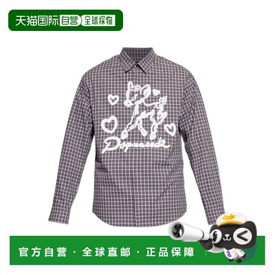 1h可退 香港直邮DSQUARED2 男士衬衫 S74DM1046D35513001F AW2026