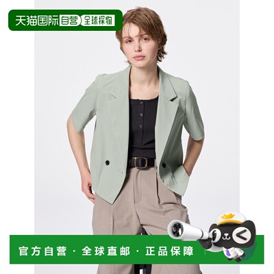 日潮跑腿GU极优 半袖夹克 Z+OS美国规格 52 GREEN WOMEN XS 35991