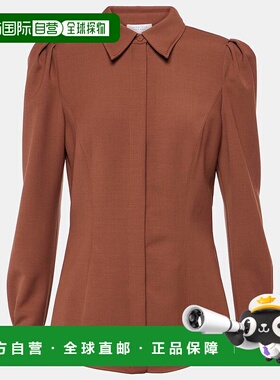 1h可退 香港直邮Gabriela Hearst 女士 Talbot 羊毛衬衫