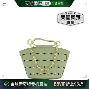 绿色 迷你拉链皮革水桶包 Belay Zac 美国奥莱 Posen 直发