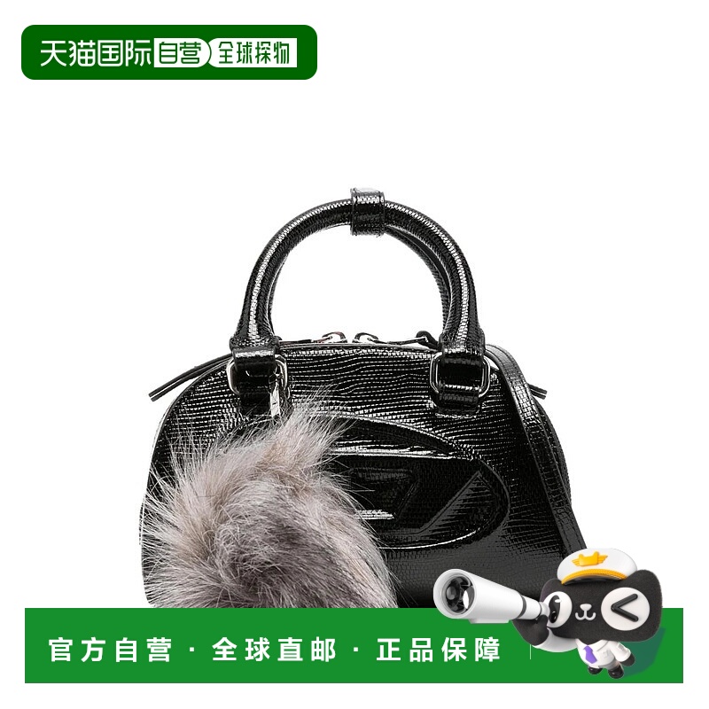 1h可退 香港直邮DIESEL 女士单肩包 X10369P863163274T8013BLACK