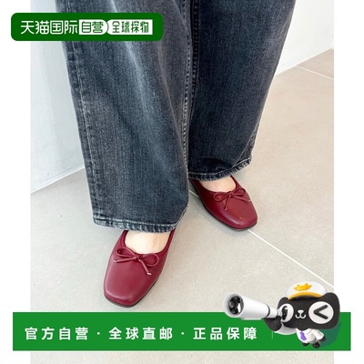 日本直邮Oriental Traffic 方形头芭蕾鞋 R4009 OR526BW003060