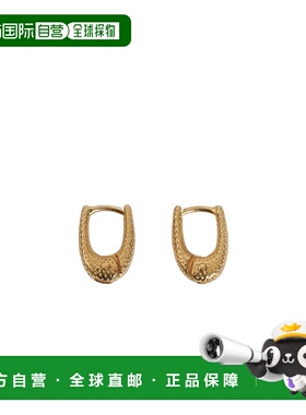 1h可退 日本直邮R.ALAGAN 女士 极细圆环耳环 纯银镀金 O30GOLD