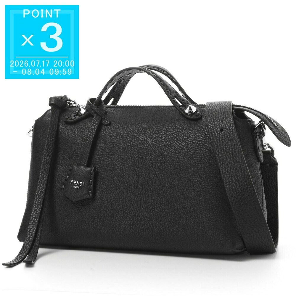 日本直邮Fendi BY THE WAY SELLERIA 中号波士顿包/三用肩包 黑色图片