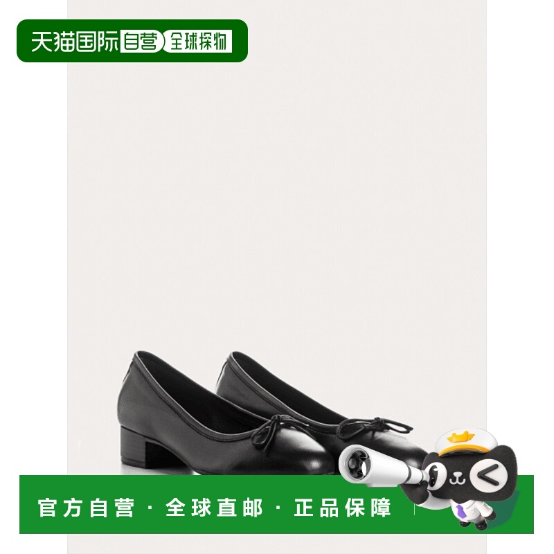 韩国直邮REQINS 芭蕾舞鞋羊皮蝴蝶结一脚蹬复古平底鞋女潮TT-0957