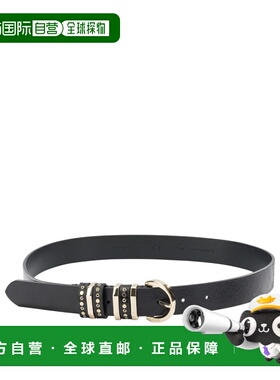 1h可退 香港直邮潮奢 Pinko 品高 女士 皮带 106426A2QK black黑