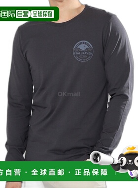 韩国直邮fjallraven瑞典北极狐圆领卫衣徽章深海军蓝长袖圆87303/