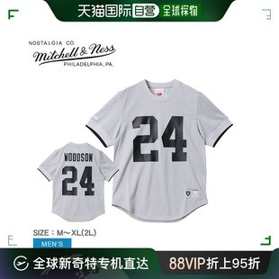 日本直邮Mitchell NESS 网眼洛杉矶突袭 Ness MITCHELL 衬衫