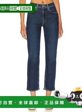 1h可退 香港直邮AGOLDE 女士 Kye 中腰短款牛仔裤直筒裤 A9100C30