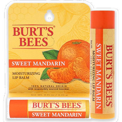 美国直邮Burts Bees小蜜蜂甜柑润唇膏滋润保湿补水不油腻4.5g正品