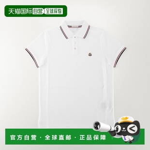 男士 Polo 日本直邮MONCLER 上衣双线领和袖 8A70300 衫 带胸前标志
